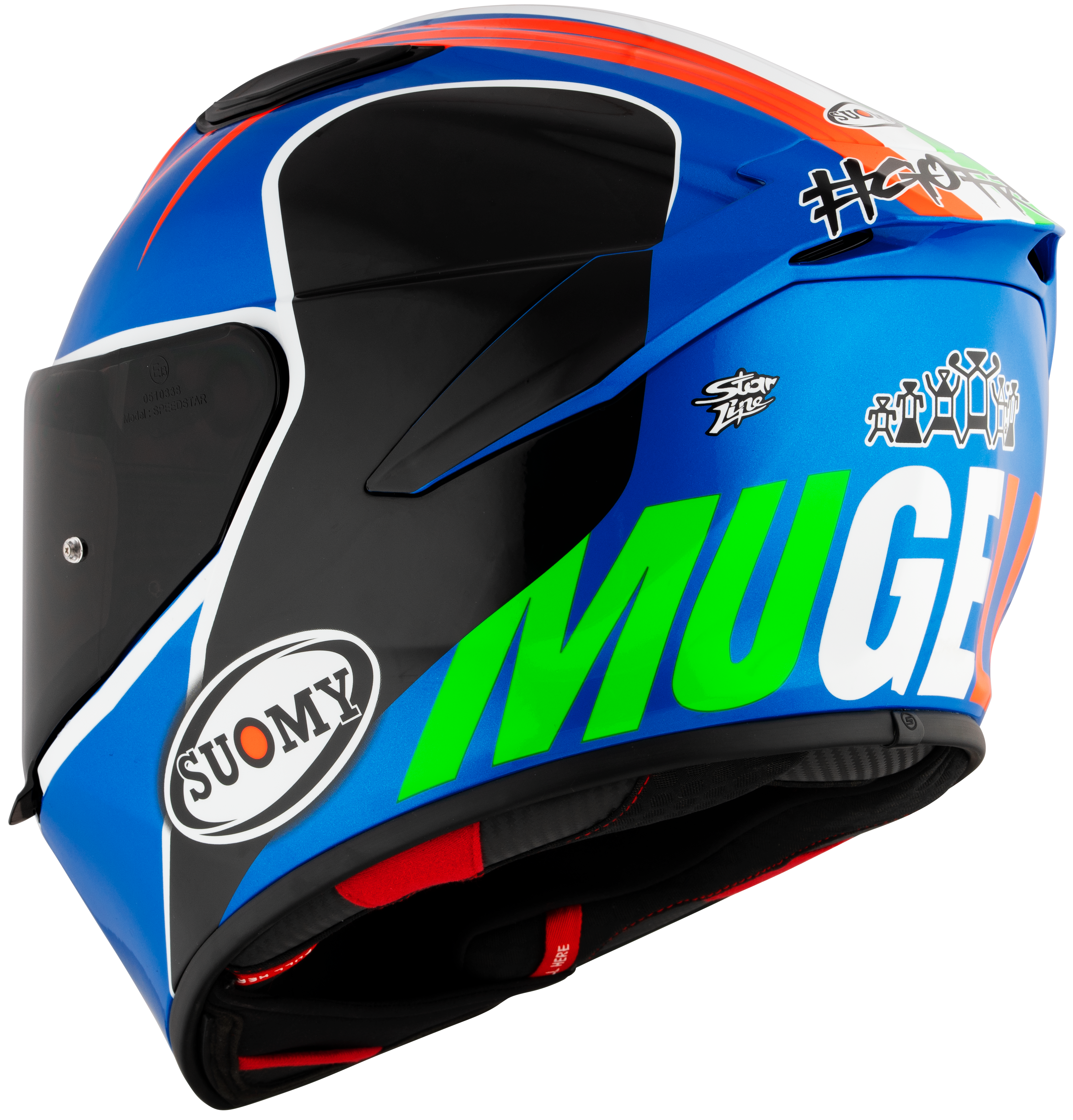 SUOMY Track-1 Helm Francesco Peccone Bagnaia Mugello 2022 Replica K6T10016