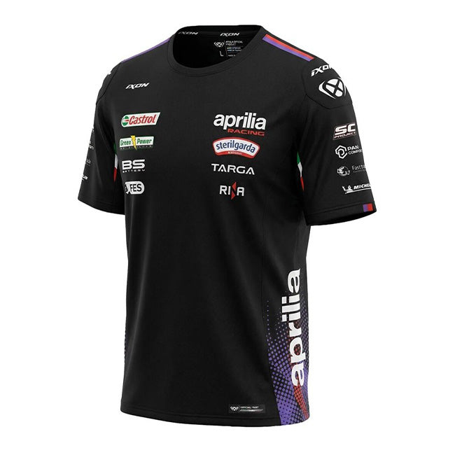 T-shirt Replica Team Aprilia Racing 2026 da uomo IXON 
