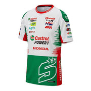LCR Honda Racing Team Johann Zarco #5 T-Shirt Replica uomo 2026 IXON 