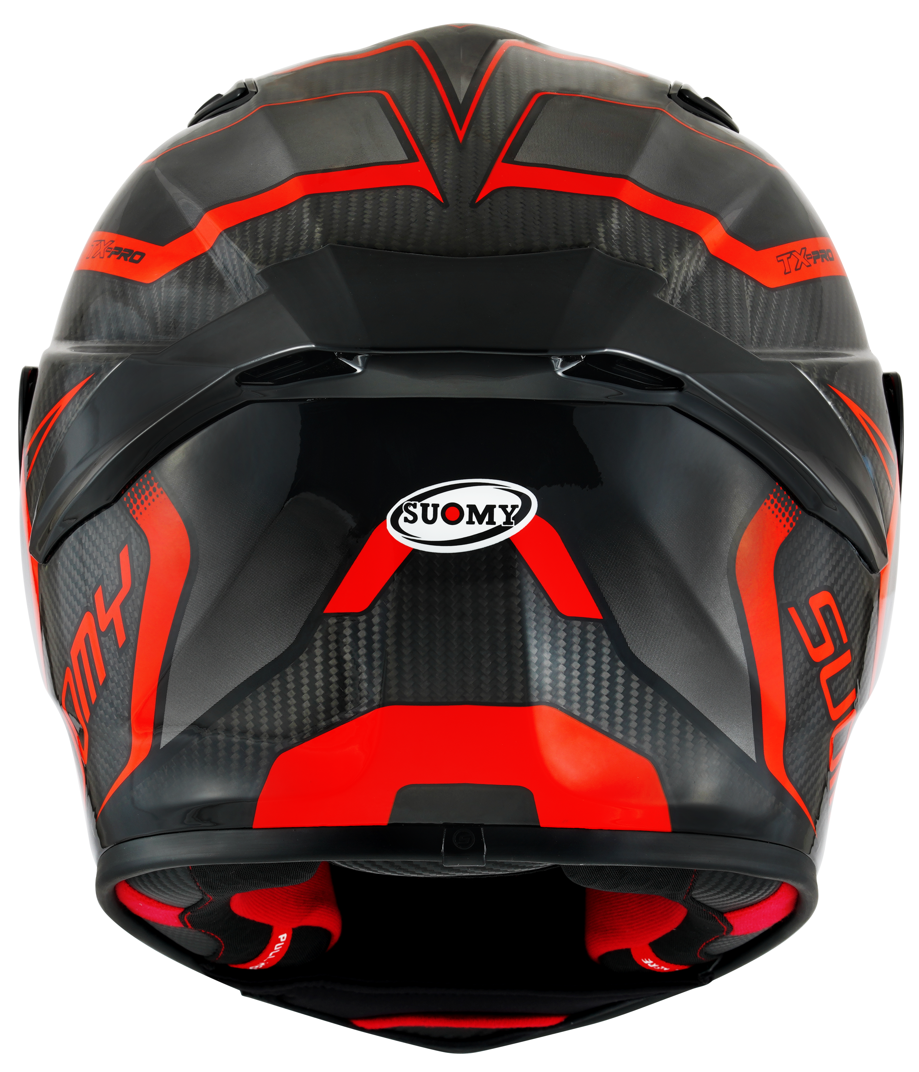 Casco Suomy TX-Pro Carbon Advance Rosso Fluo K6TX0003 