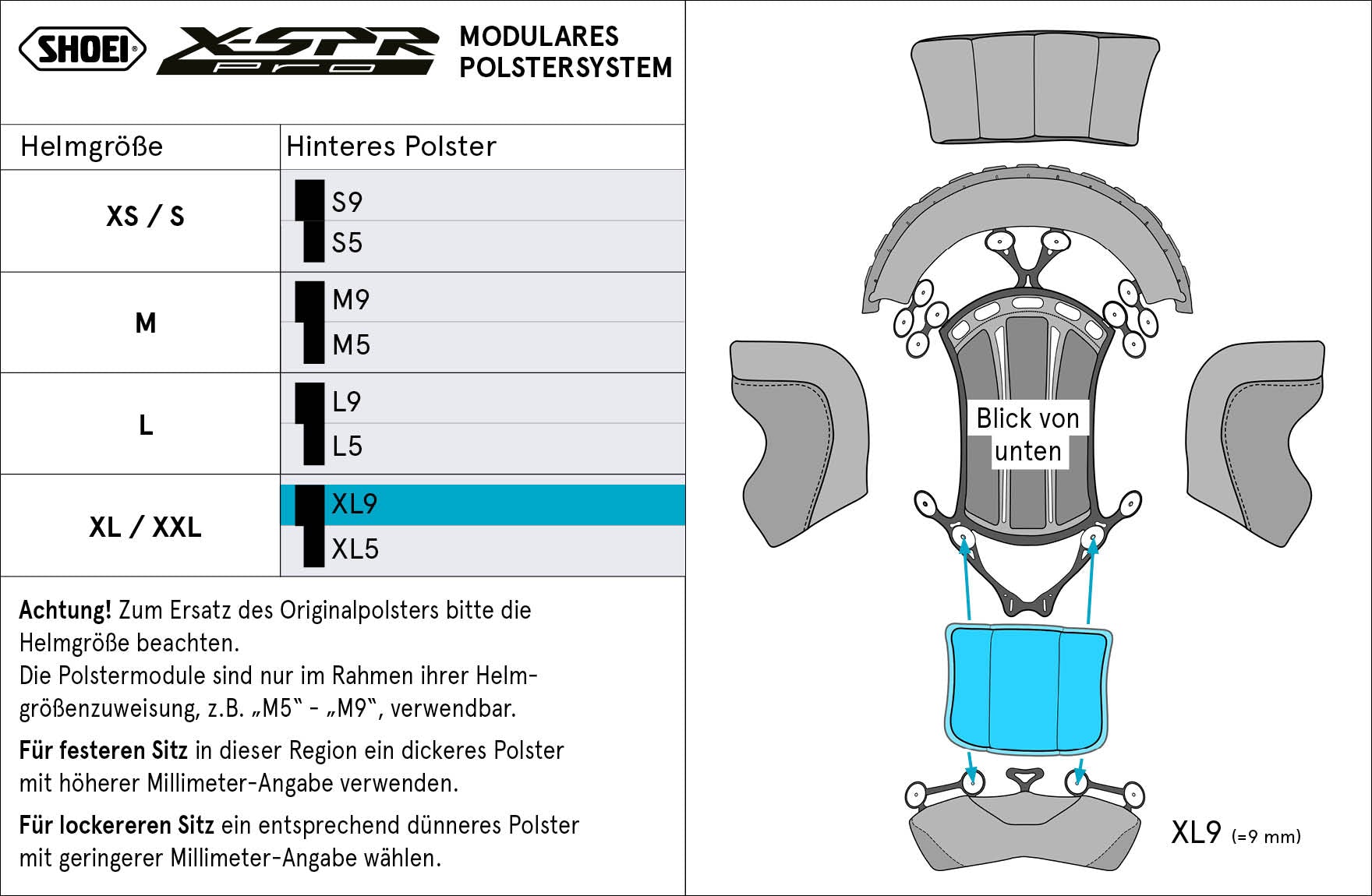 PAD SHENEI PASSIONI SULLA NEIDIO XL9 (XPRO) POSTRO PER X-SRE PRO
