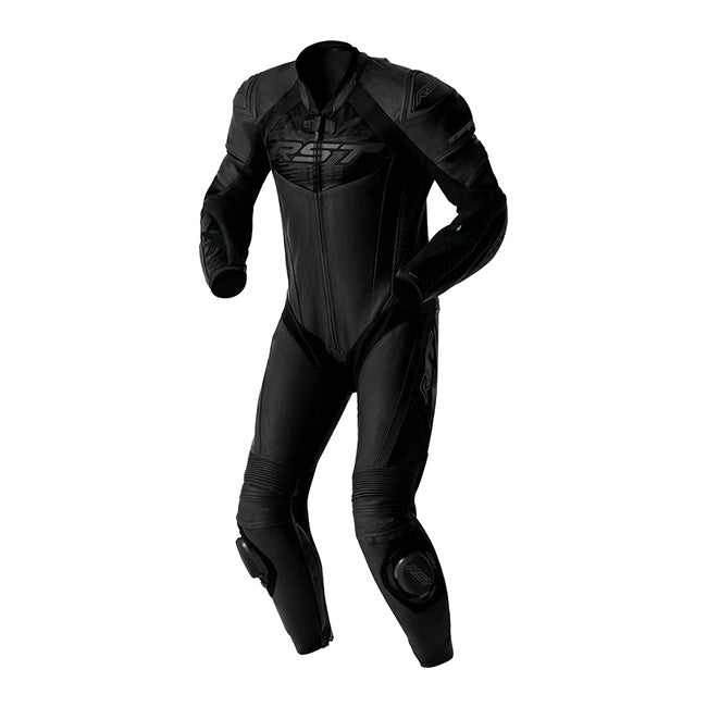 RST Tractech EVO D3O tuta intera Tuta in pelle – Tuta da gara traforata | Uomo | Nero | 103634 