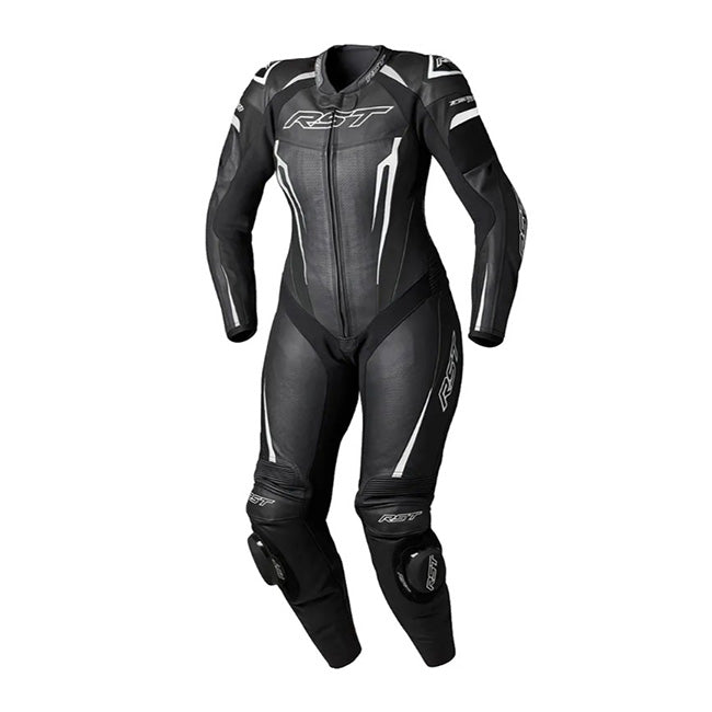 RST Tractech EVO D3O tuta intera Tuta in pelle – Tuta da gara perforata | Donna | Nero | 103643 