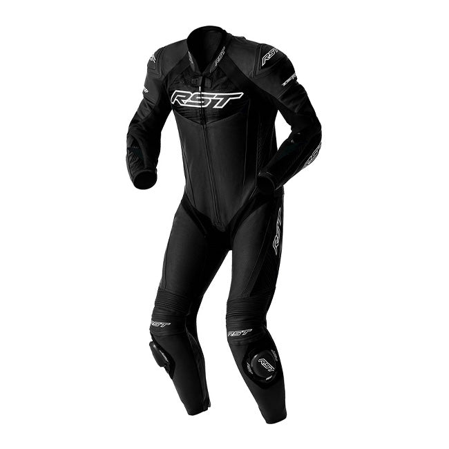 RST Tractech EVO D3O tuta intera Tuta in pelle – Tuta da corsa perforata | Uomo | Nero/Bianco | 103634 