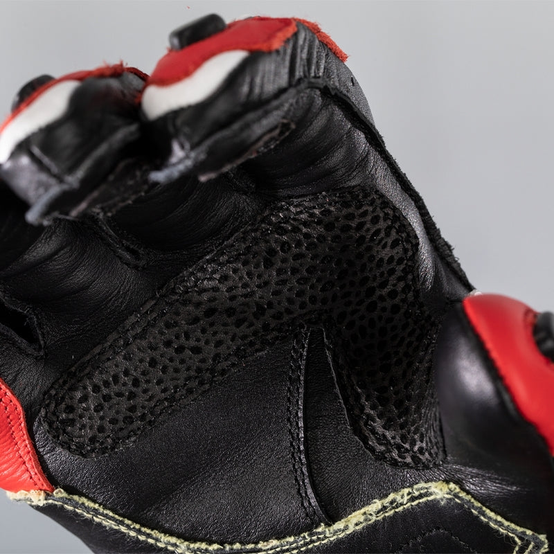 RST Tractech Evo 4 guanti in pelle per motociclette | Uomo | Rosso/Bianco/Nero | 102666 
