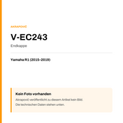 Akrapovic Endkappe Yamaha R1 (15-19) V-EC243 — Platzhalter, kein Herstellerfoto verfügbar