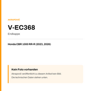 Akrapovic Endkappe Honda CBR 1000 RR-R (23-26) V-EC368 — Platzhalter, kein Herstellerfoto verfügbar