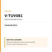Akrapovic Geräuschdämpfer-Einsatz Yamaha R6 (16-16) V-TUV081 — Platzhalter, kein Herstellerfoto verfügbar
