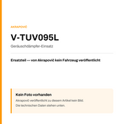 Akrapovic Geräuschdämpfer-Einsatz V-TUV095L — Platzhalter, kein Herstellerfoto verfügbar