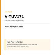 Akrapovic Geräuschdämpfer-Einsatz Aprilia RSV4 (15-16) V-TUV171 — Platzhalter, kein Herstellerfoto verfügbar