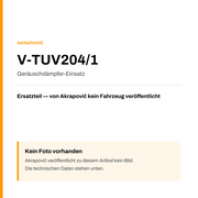 Akrapovic Geräuschdämpfer-Einsatz V-TUV204/1 — Platzhalter, kein Herstellerfoto verfügbar