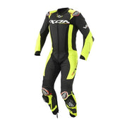 IXON Vortex 3 tuta intera Tuta in pelle – Tuta da gara traforata | Uomo | Nero/Giallo neon 