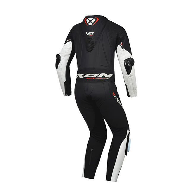 IXON Vortex 3 Lady Einteiler Tuta in pelle – Tuta da corsa forata | Donna | Bianco/Nero 