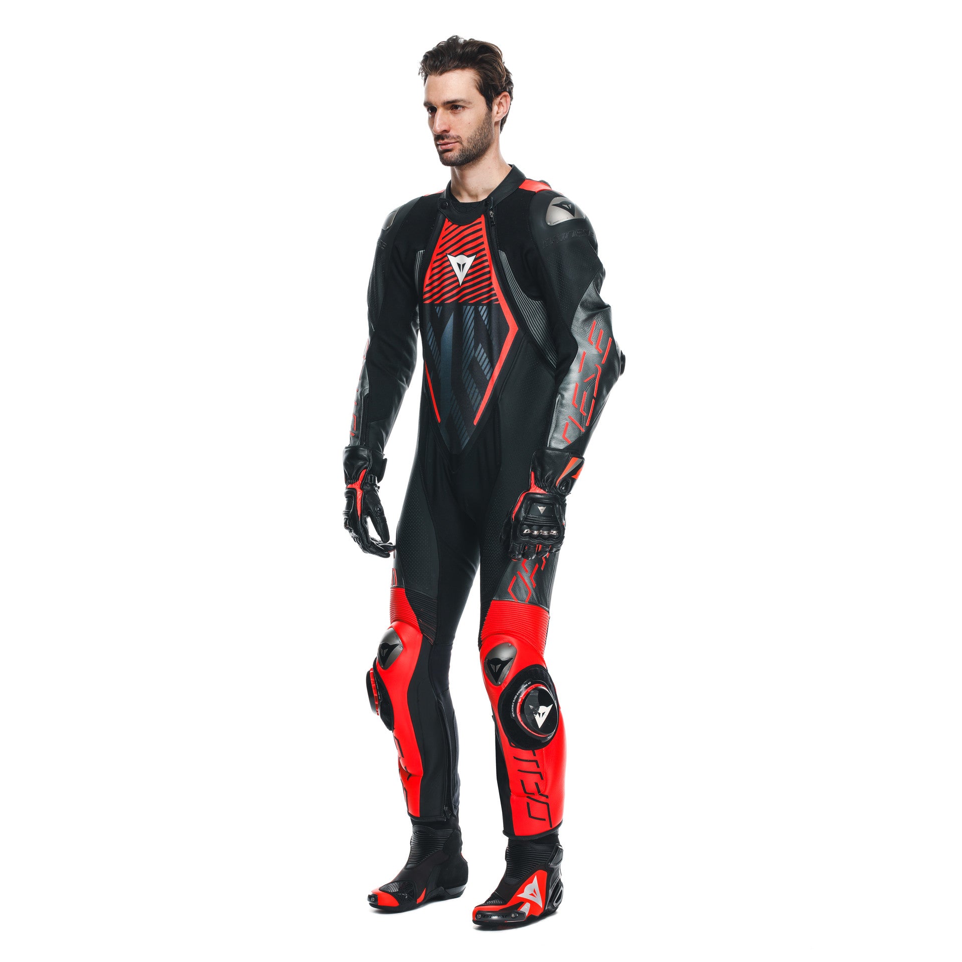 Audax D-ZIP DAINESE D-ZIP MOTURA COMBINAZIONE COMBINAZIONE COMBINAZIONE COMBINAZIONE | Uomini | Nero/rosso