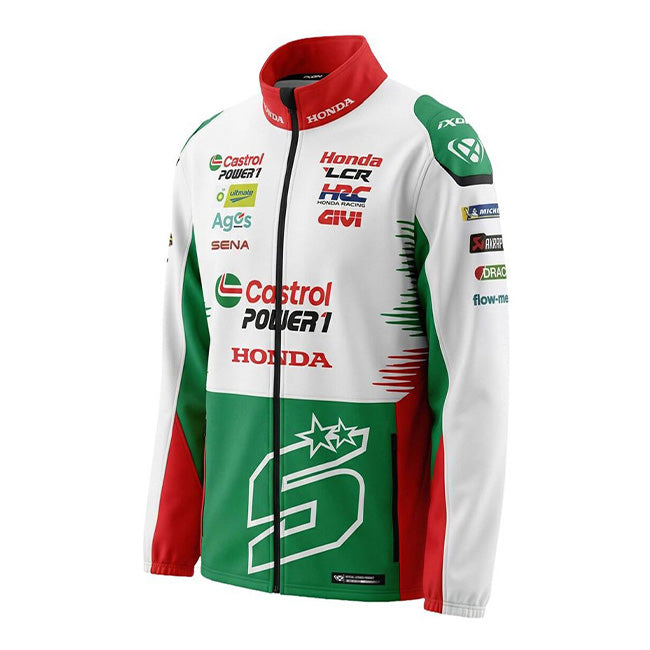 LCR Honda Racing Team Johann Zarco #5 Felpa con zip Replica 2026 uomo IXON 