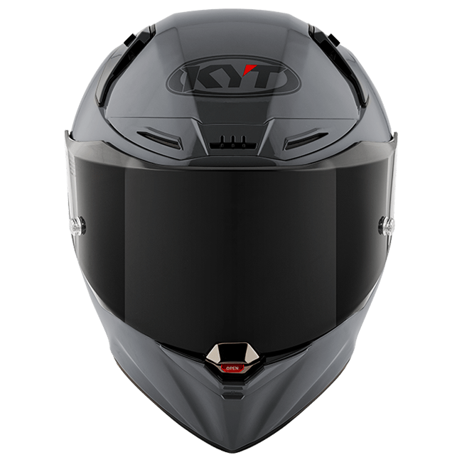 Casco da corsa KYT R1R Plain grigio Y6R100W1 