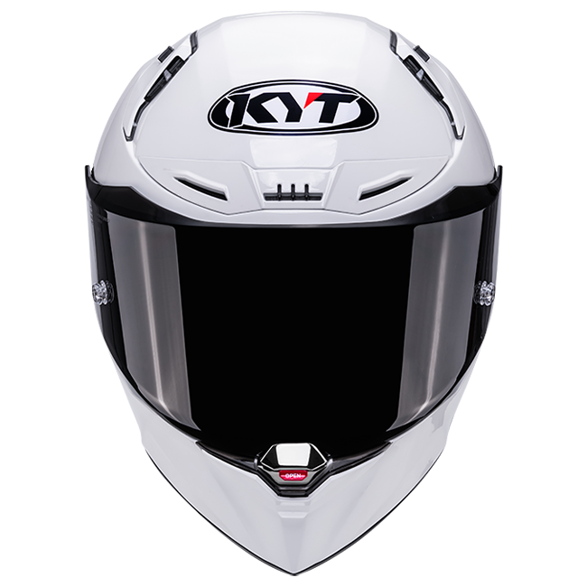 KYT R1R Casco da corsa Plain bianco lucido Y6R100W3 