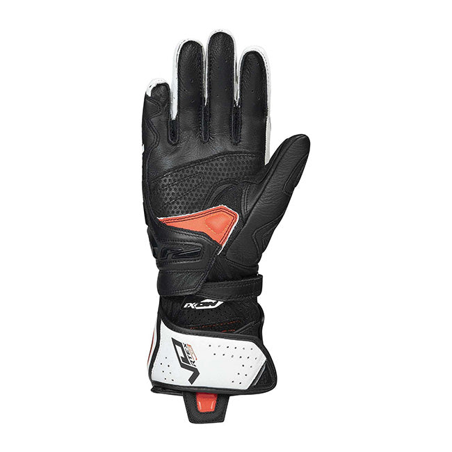IXON Vortex GL Racing guanti in pelle | Uomo | Bianco/Rosso/Nero 