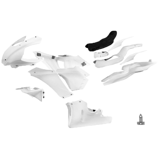 Set di rivestimento completo GYTR GFK White Yamaha YZF-R1/M RN65 (20-25) GYT-R1RAC-F1