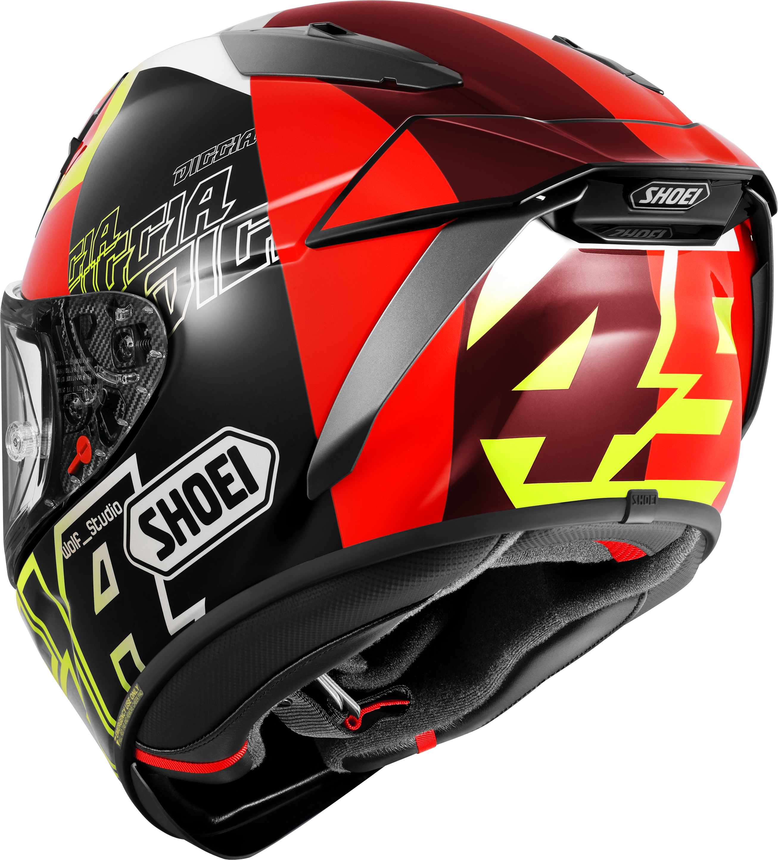 Shoei X-SPR PRO casco Diggia2 TC-3 Replica Fabio Di Giannantonio 2025 