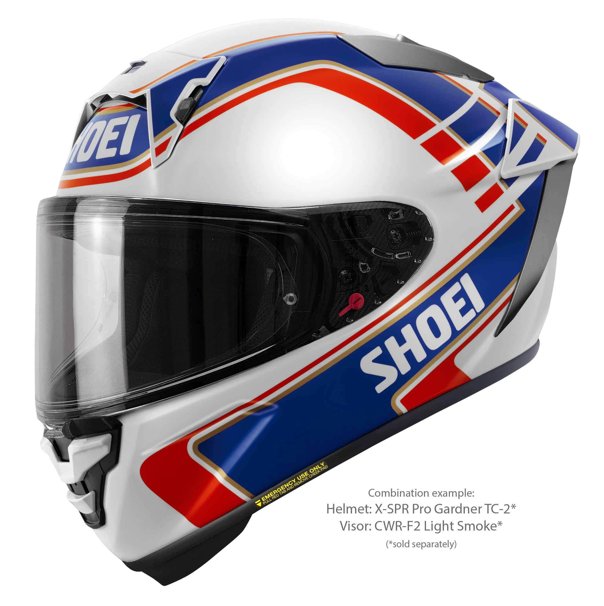Shoei X-Spr Pro Helm Wayne Gardner Replica TC-2
