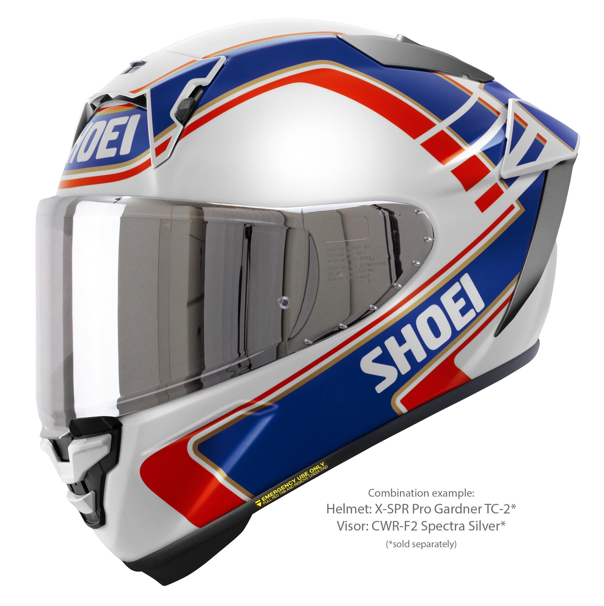 Shoei X-Spr Pro Helm Wayne Gardner Replica TC-2
