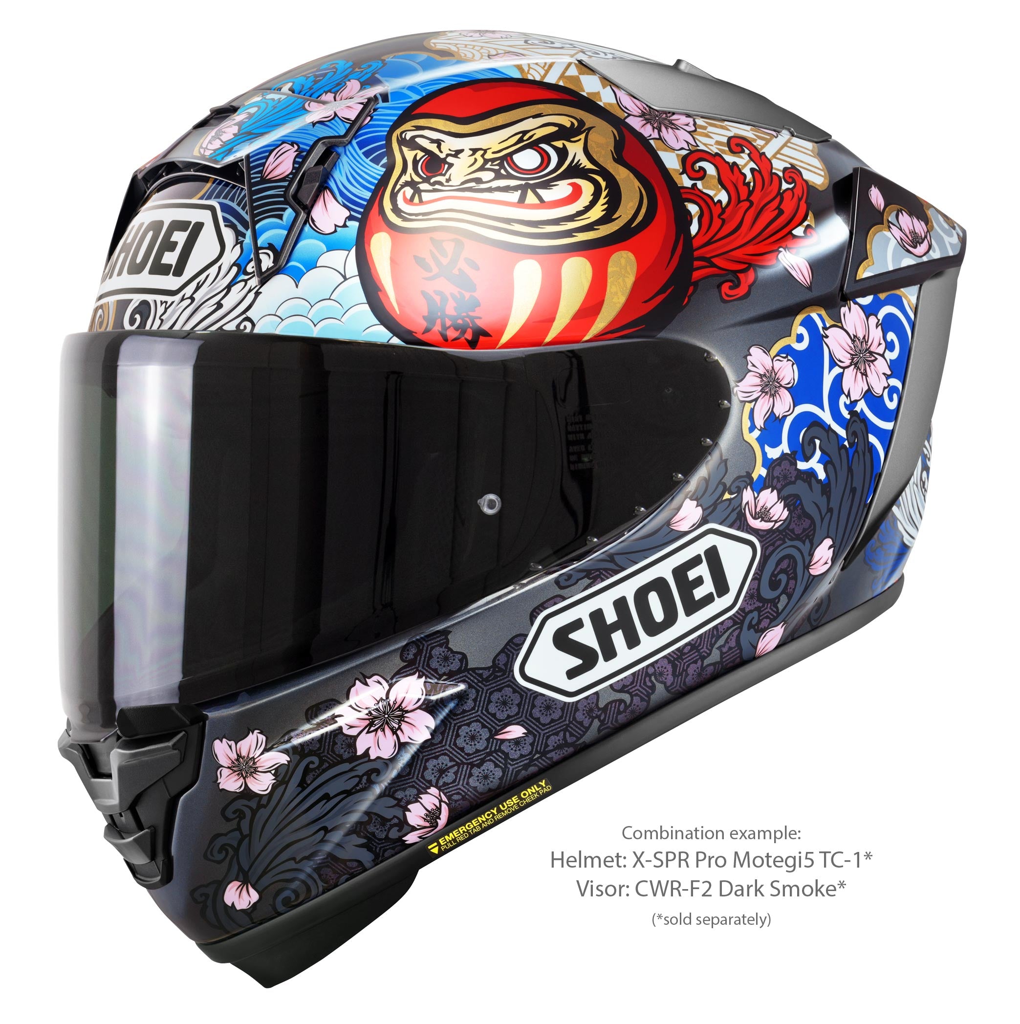 Shoei X-SPR Pro Helm Márquez Motegi5 TC-1-Marc Márquez Motegi 2024 Replica