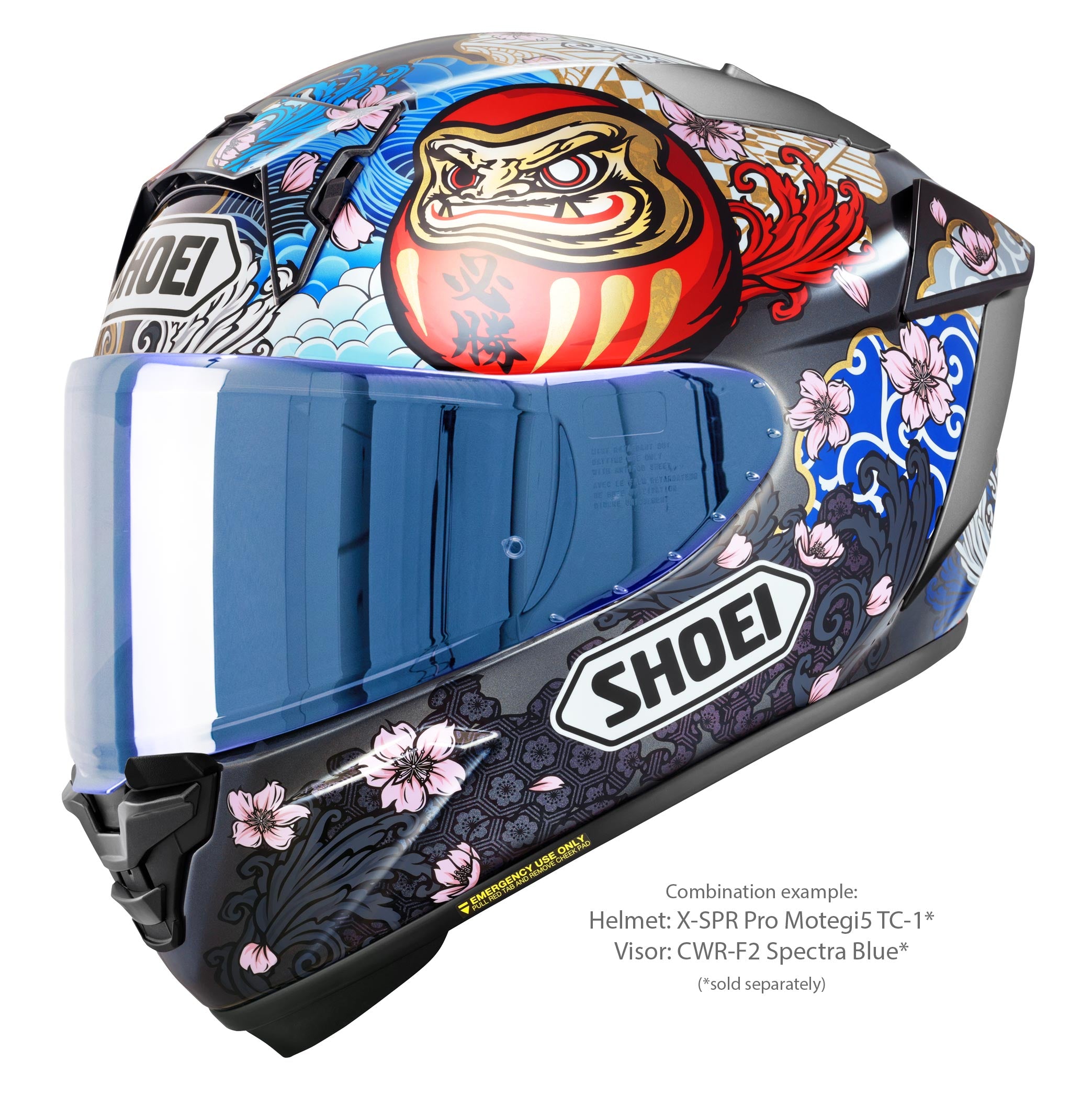 Shoei X-SPR Pro Helm Márquez Motegi5 TC-1-Marc Márquez Motegi 2024 Replica