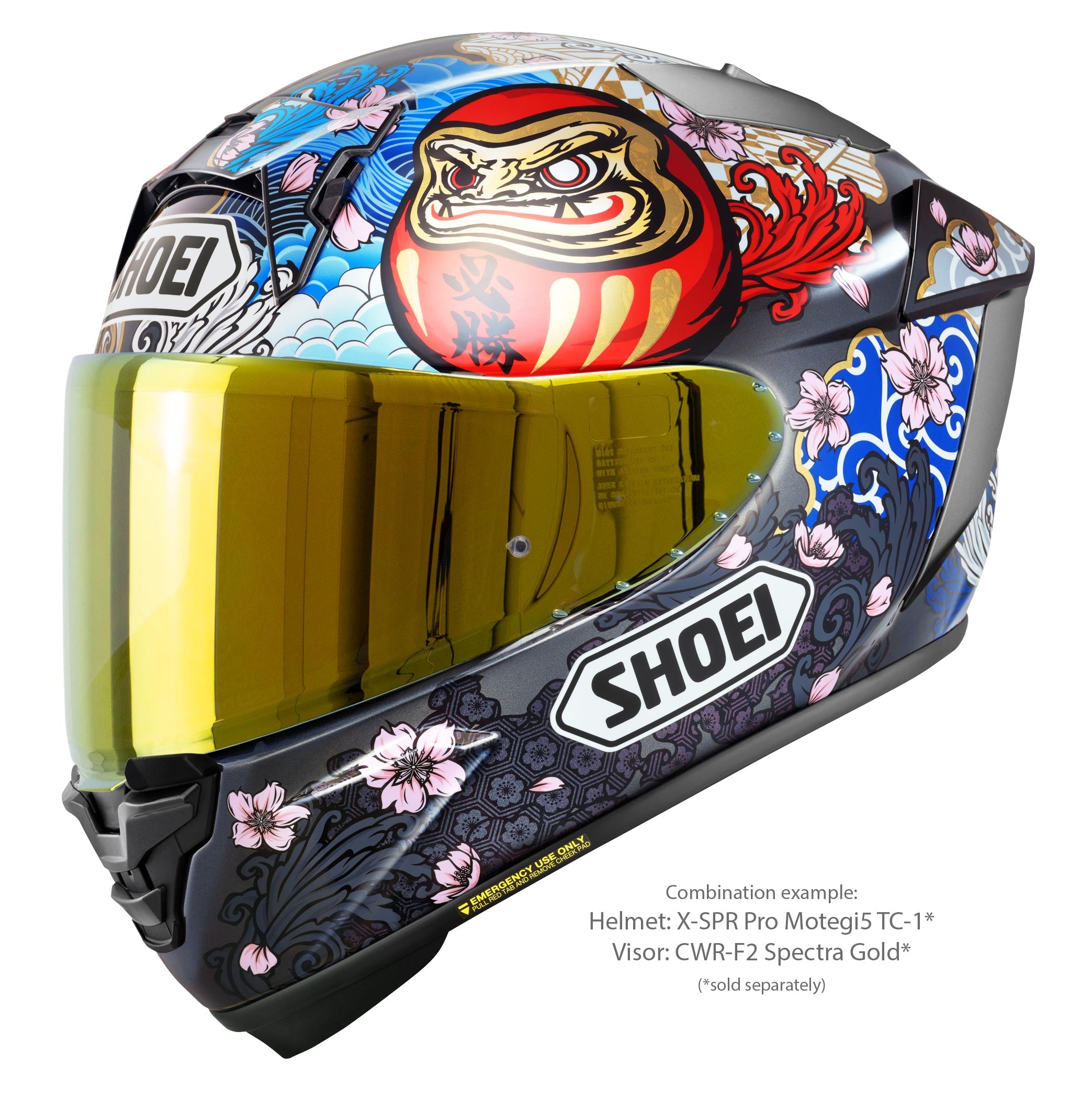 Shoei X-SPR Pro Helm Márquez Motegi5 TC-1-Marc Márquez Motegi 2024 Replica