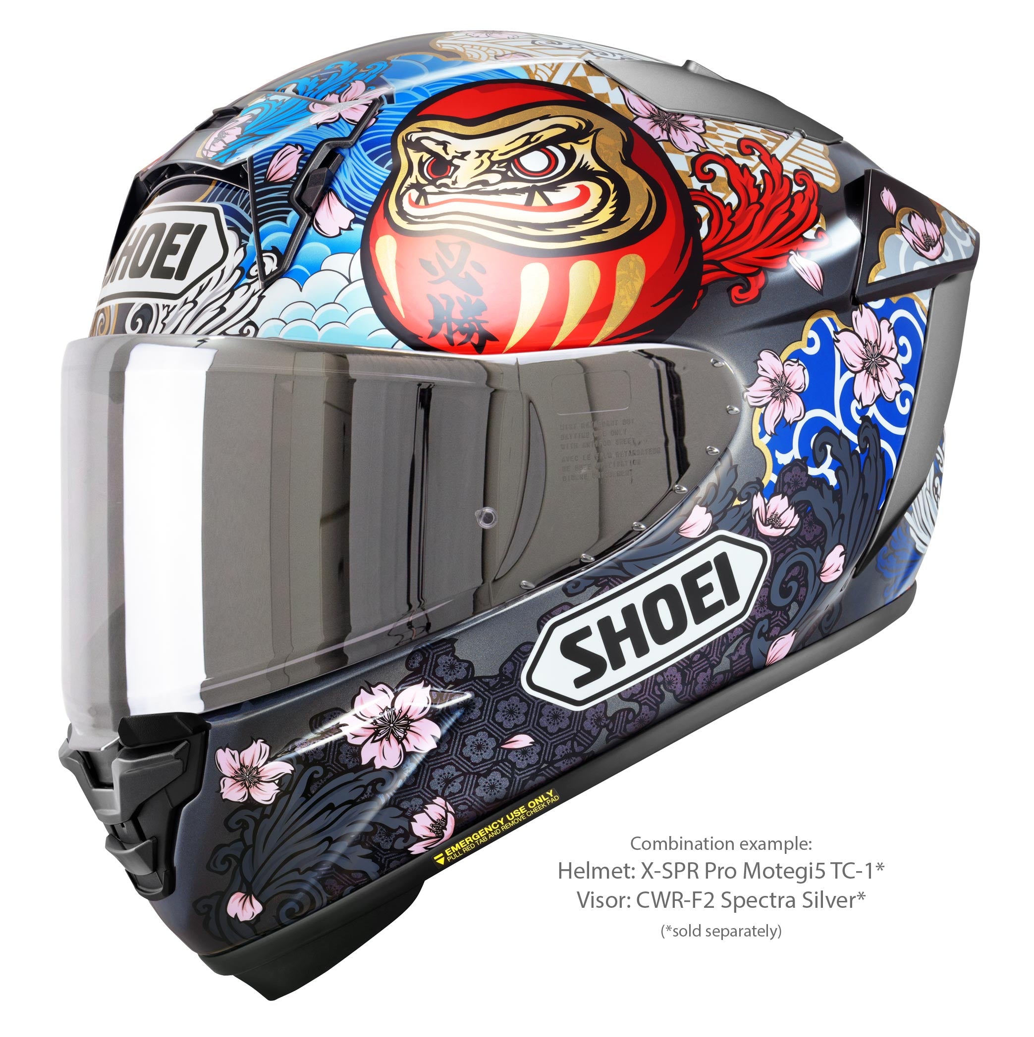 Shoei X-SPR Pro Helm Márquez Motegi5 TC-1-Marc Márquez Motegi 2024 Replica