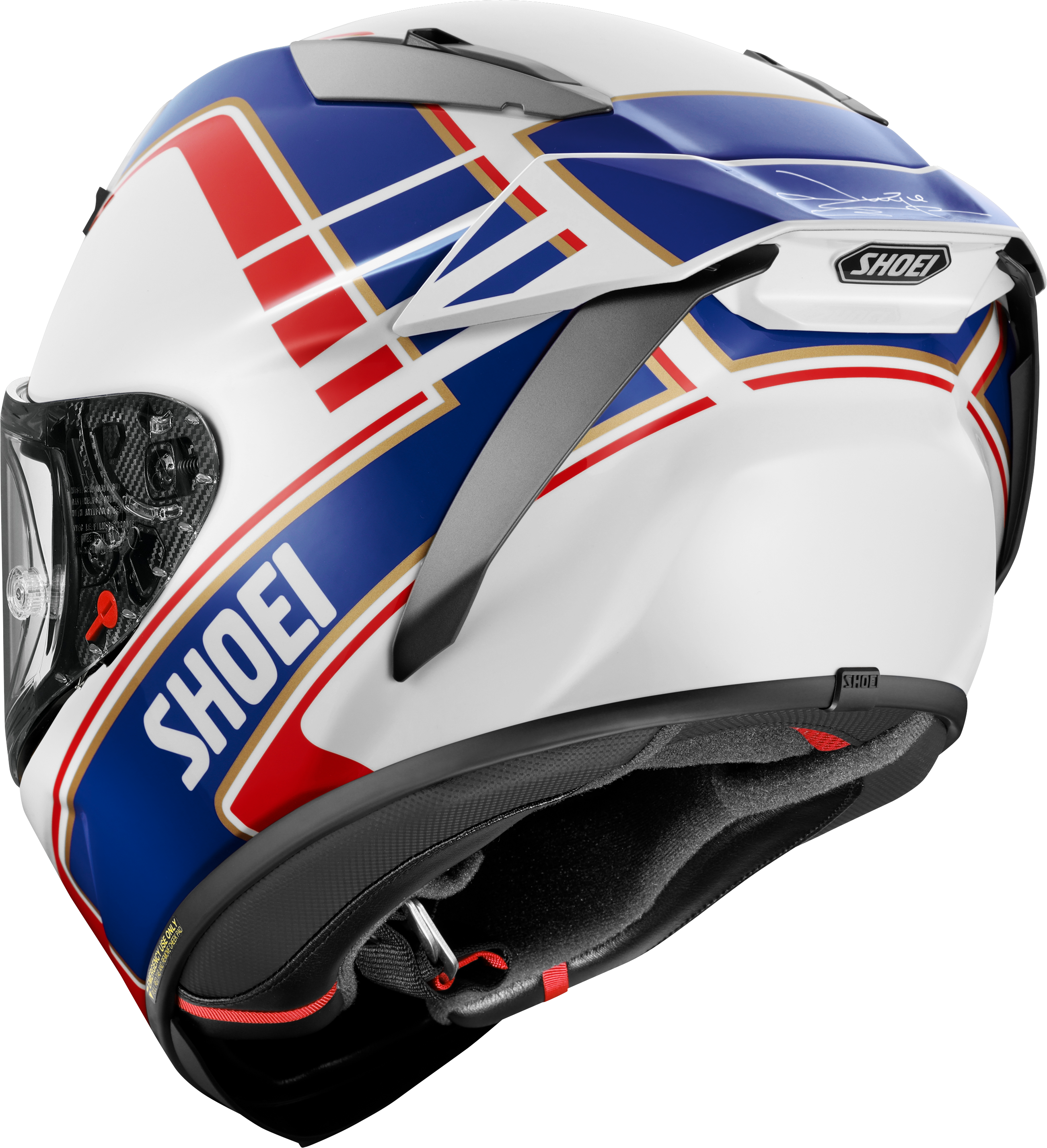 Shoei X-Spr Pro Helm Wayne Gardner Replica TC-2