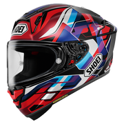 Casco Shoei X-SPR PRO Valion TC-10 Rosso / Blu / Viola 