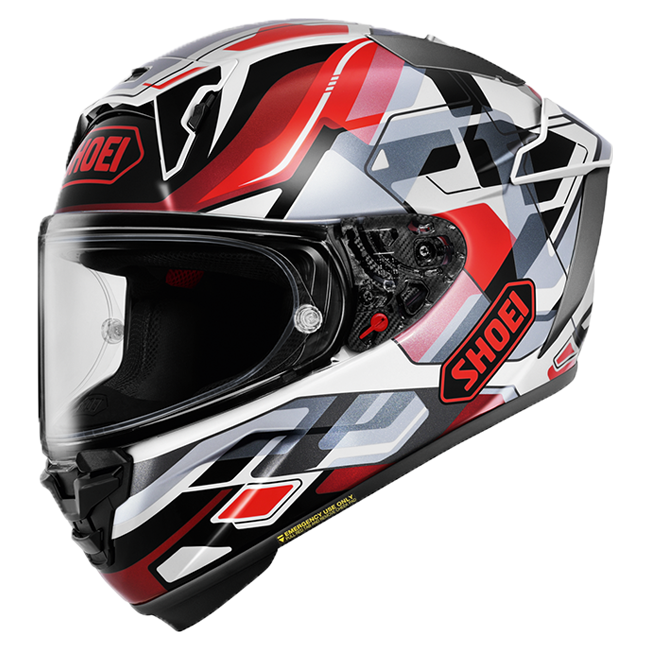 Casco Shoei X-SPR PRO Valion TC-1 Rosso / Grigio 