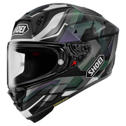 Casco Shoei X-SPR PRO Valion TC-5 Verde scuro / Grigio / Viola 