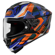 Casco Shoei X-SPR PRO Valion TC-8 Arancio / Blu 