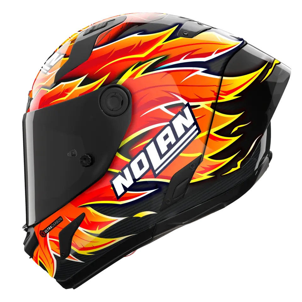 Nolan X-804 RS Helm Ultra Carbon Andrea Iannone "The Maniac" Replica 2025