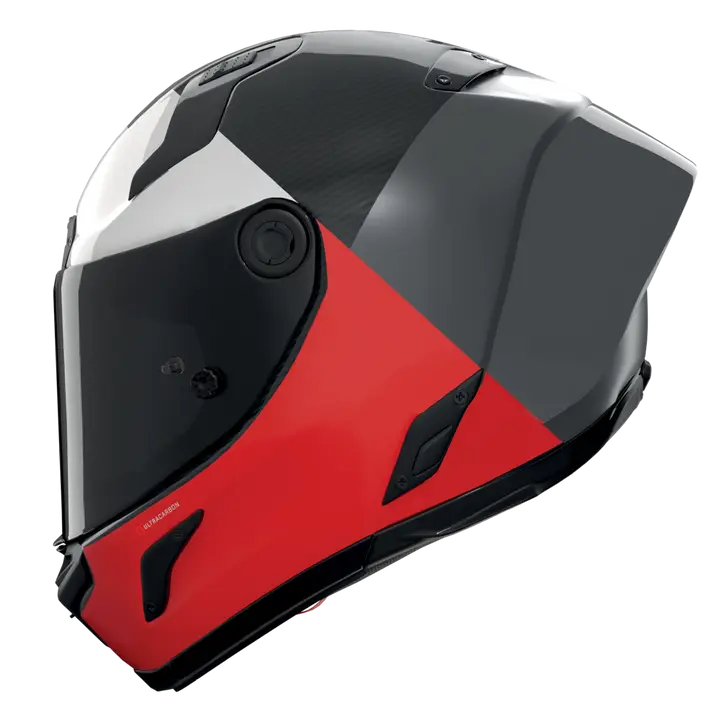 Nolan X-804 RS Casco Ultra Carbon Blocco Rosso/Bianco 369 
