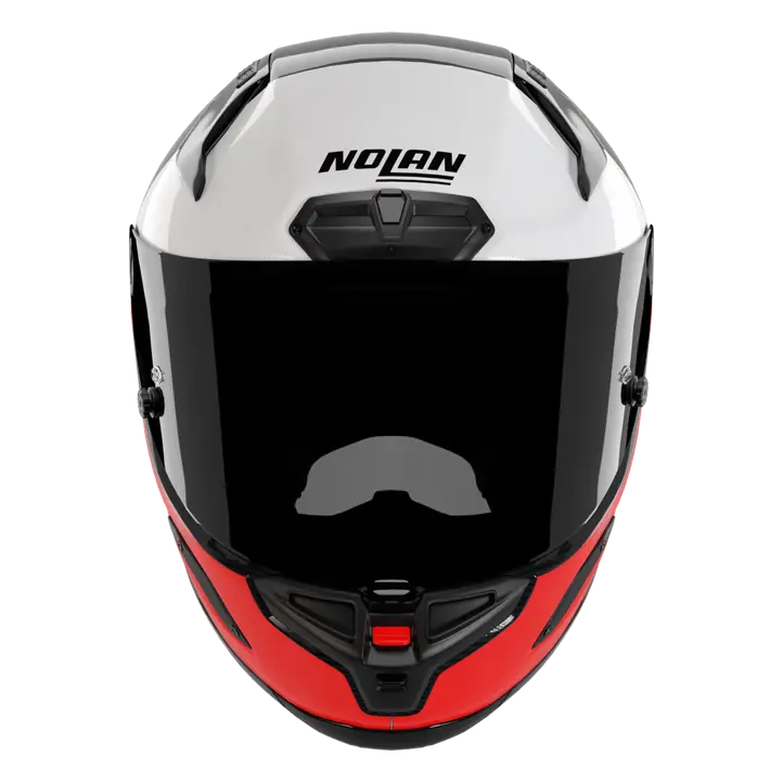 Nolan X-804 RS Casco Ultra Carbon Blocco Rosso/Bianco 369 