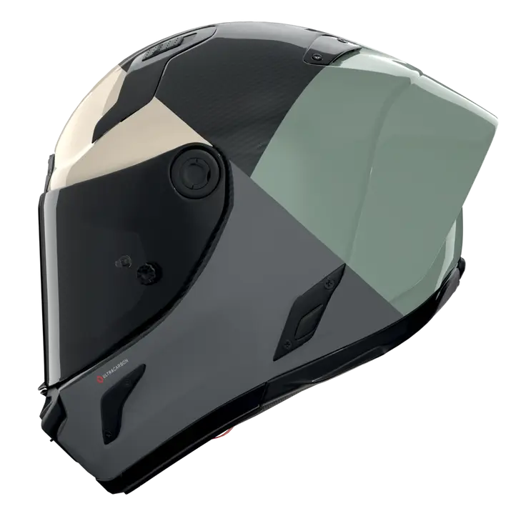 Nolan X-804 RS Casco Ultra Carbon Blocco Verdegrigio/Antracite/Avorio 370 