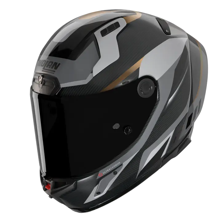 Nolan X-804 RS Casco Ultra Carbon Lesmo Nero/Grigio/Oro 361 