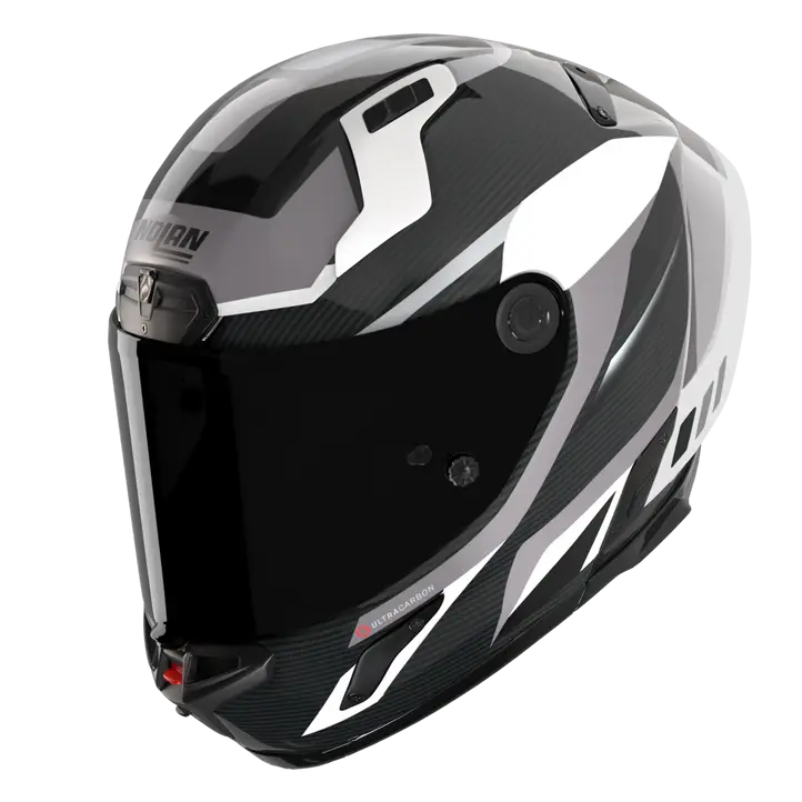 Nolan X-804 RS Casco Ultra Carbon Lesmo Bianco/Nero/Grigio 363 