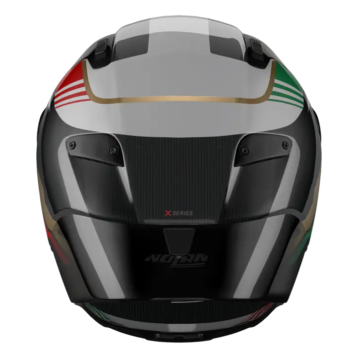 Nolan X-804 RS Casco Ultra Carbon Piega Oro/Rosso/Verde 367 