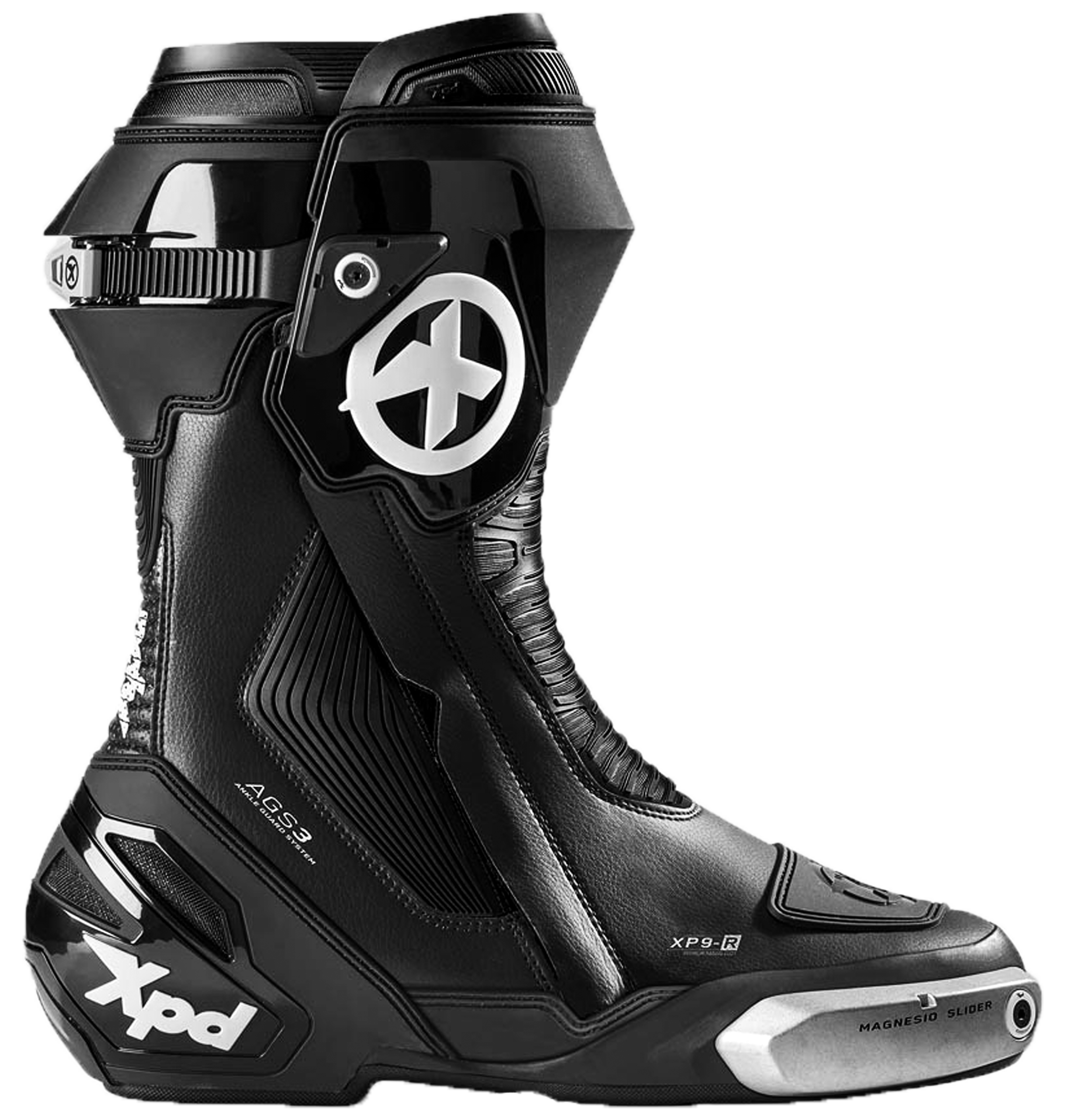 Stivali da moto XPD XP9-R Racing e Strada | Uomo | Nero 