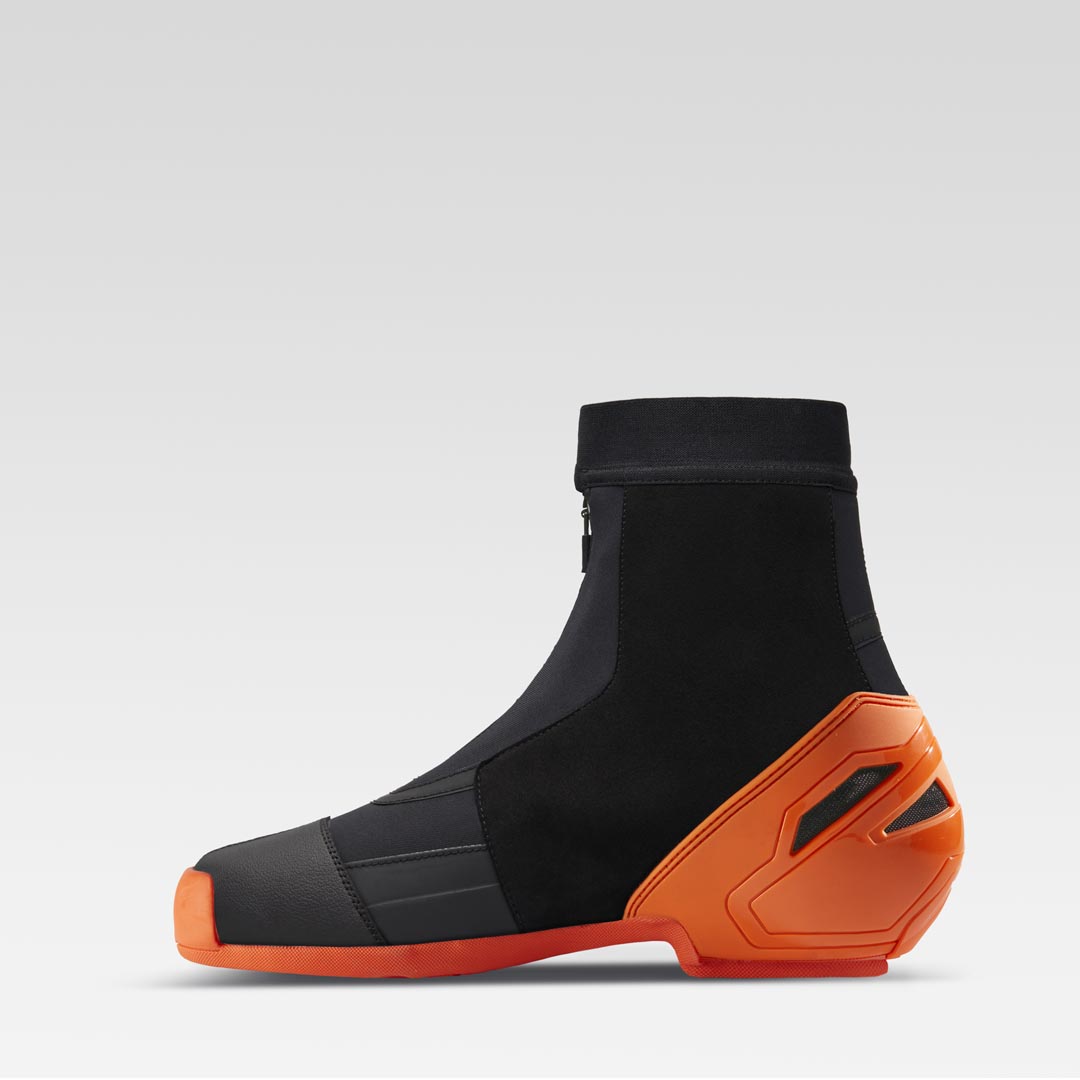 Stivali da moto XPD X10-R Racing e Strada | Uomo | Nero/Arancio 