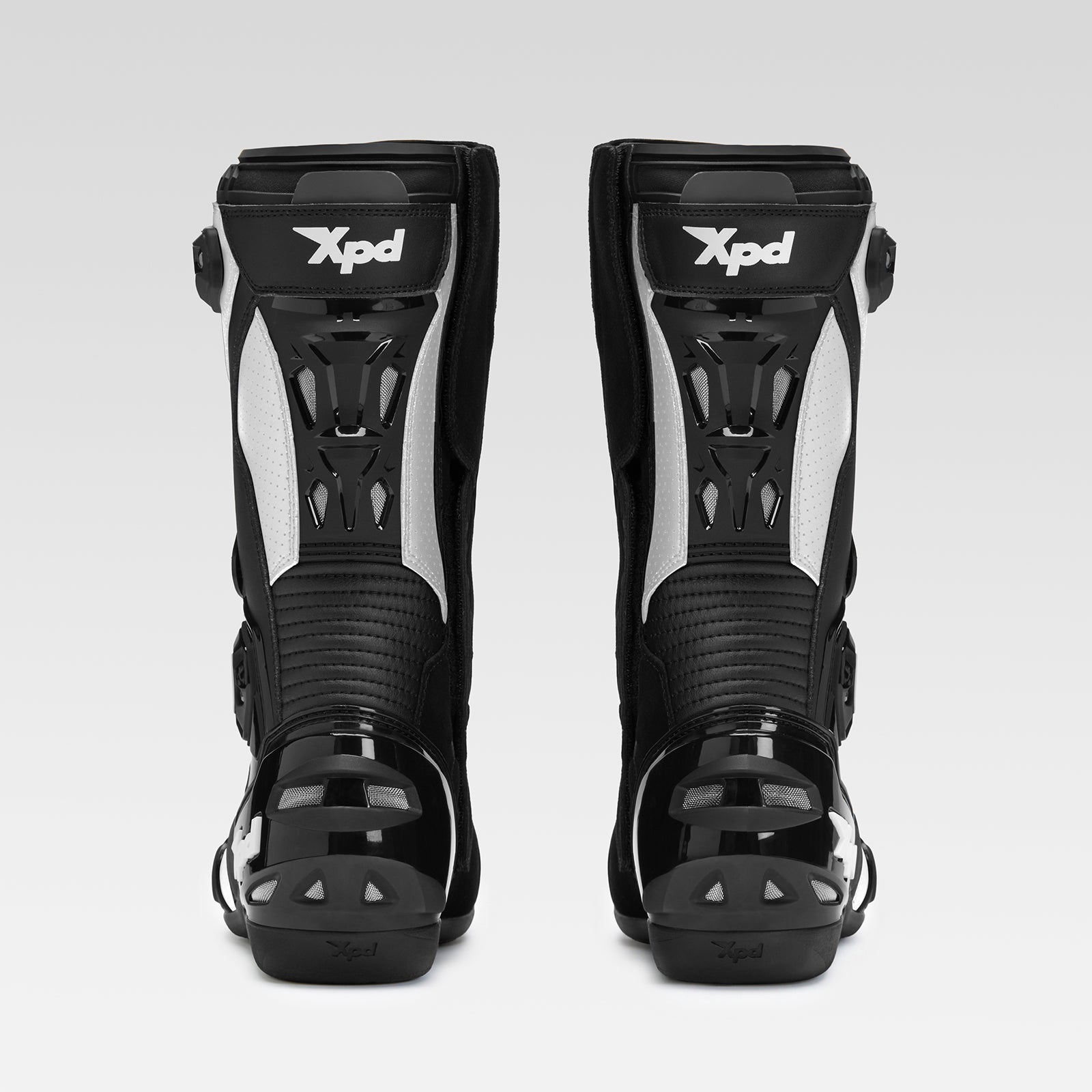 Stivali da moto XPD XP-Mode | Uomini | Nero/Bianco 