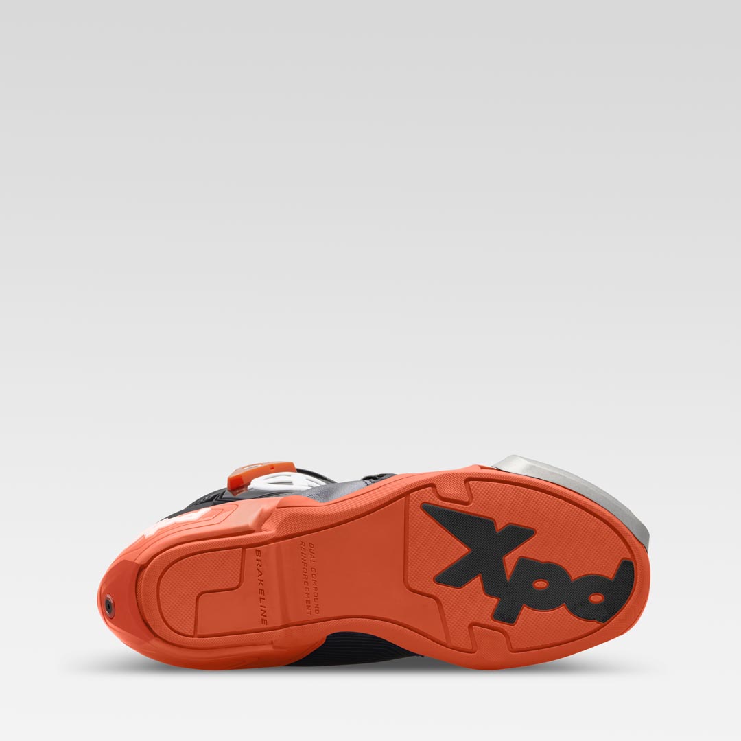 XPD XP9-R Stivali da Moto Racing e Strada | Uomini | Arancione/Nero 