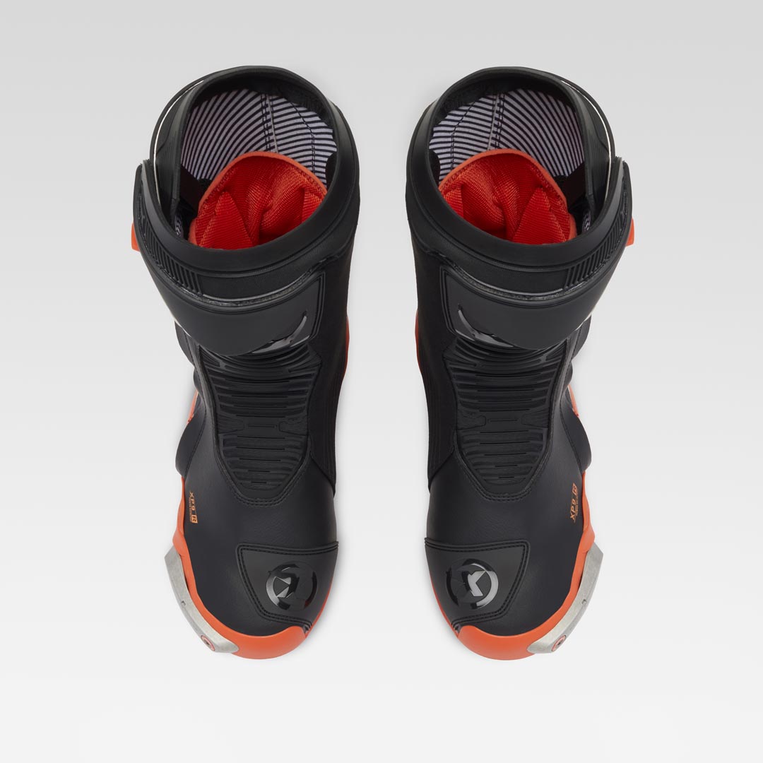 XPD XP9-R Stivali da Moto Racing e Strada | Uomini | Arancione/Nero 