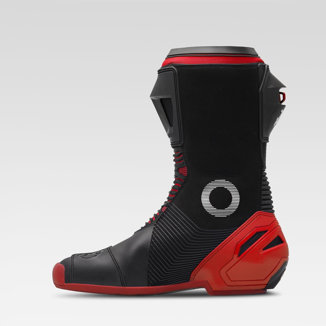 Stivali da moto XPD XP9-S Racing e Strada | Uomo | Nero/Rosso 