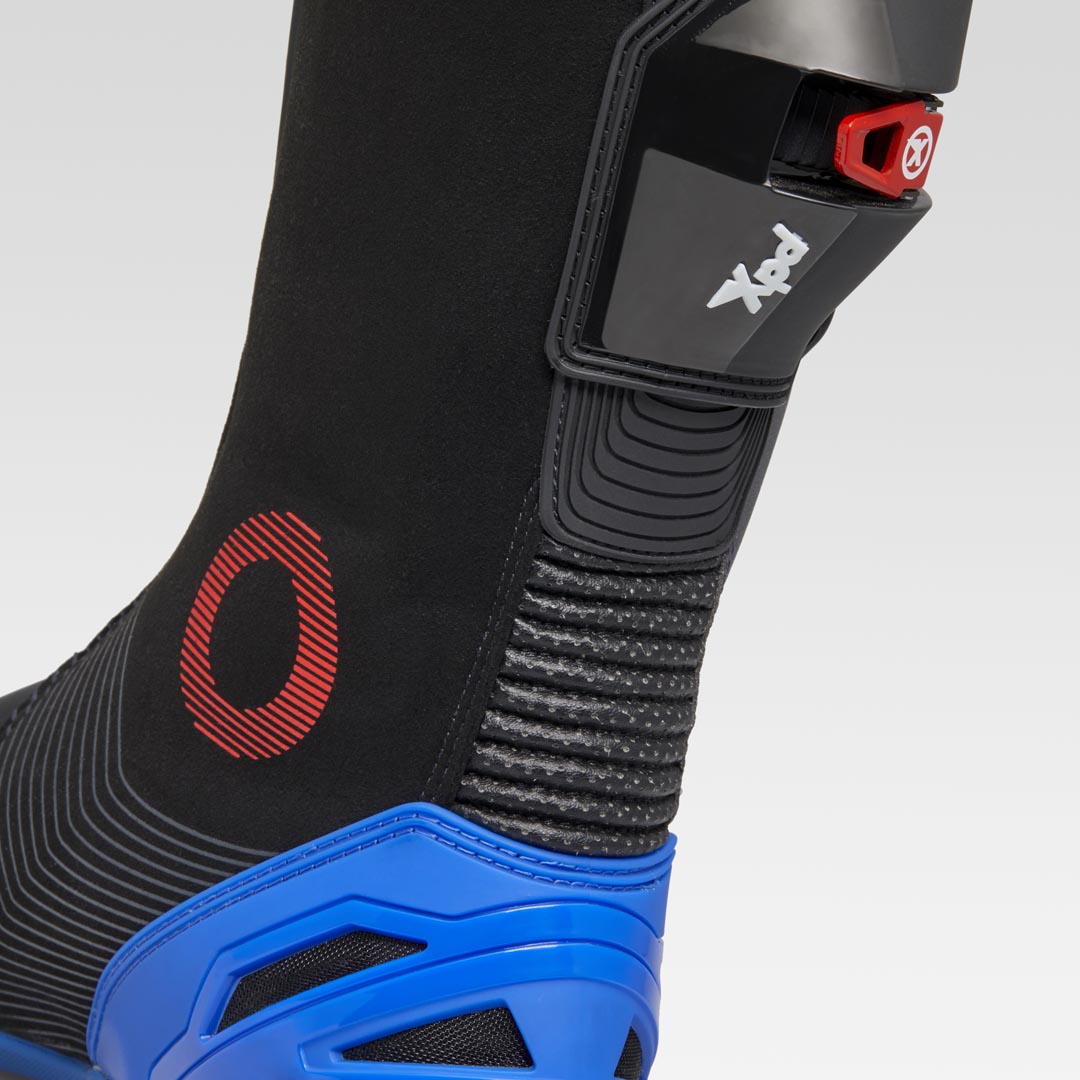 Stivali da moto XPD XP9-S Racing e Strada | Uomo | Nero/Blu 