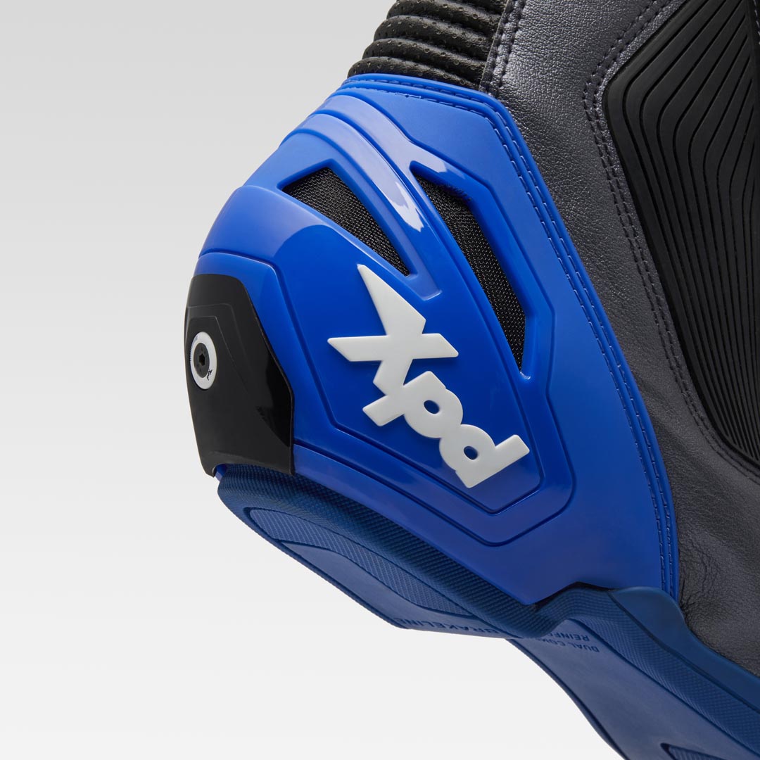 Stivali da moto XPD XP9-S Racing e Strada | Uomo | Nero/Blu 